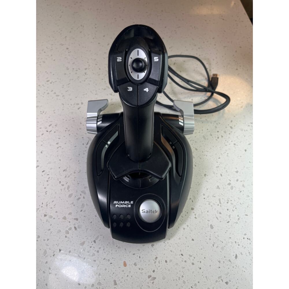 Saitek Cyborg 3D Force PC Joystick Flight Controller (untested, see details)